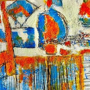 Abstract Art Photographic Print “SoCal Beaches” Orig. Art Picture by Jan Perez